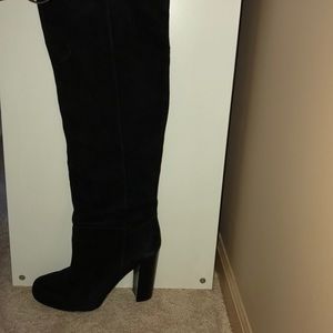 Nine West thigh high Camelot size 9
